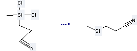 Propanenitrile,3-(dichloromethylsilyl)- can be used to produce 2-cyanoethylmethylsilane